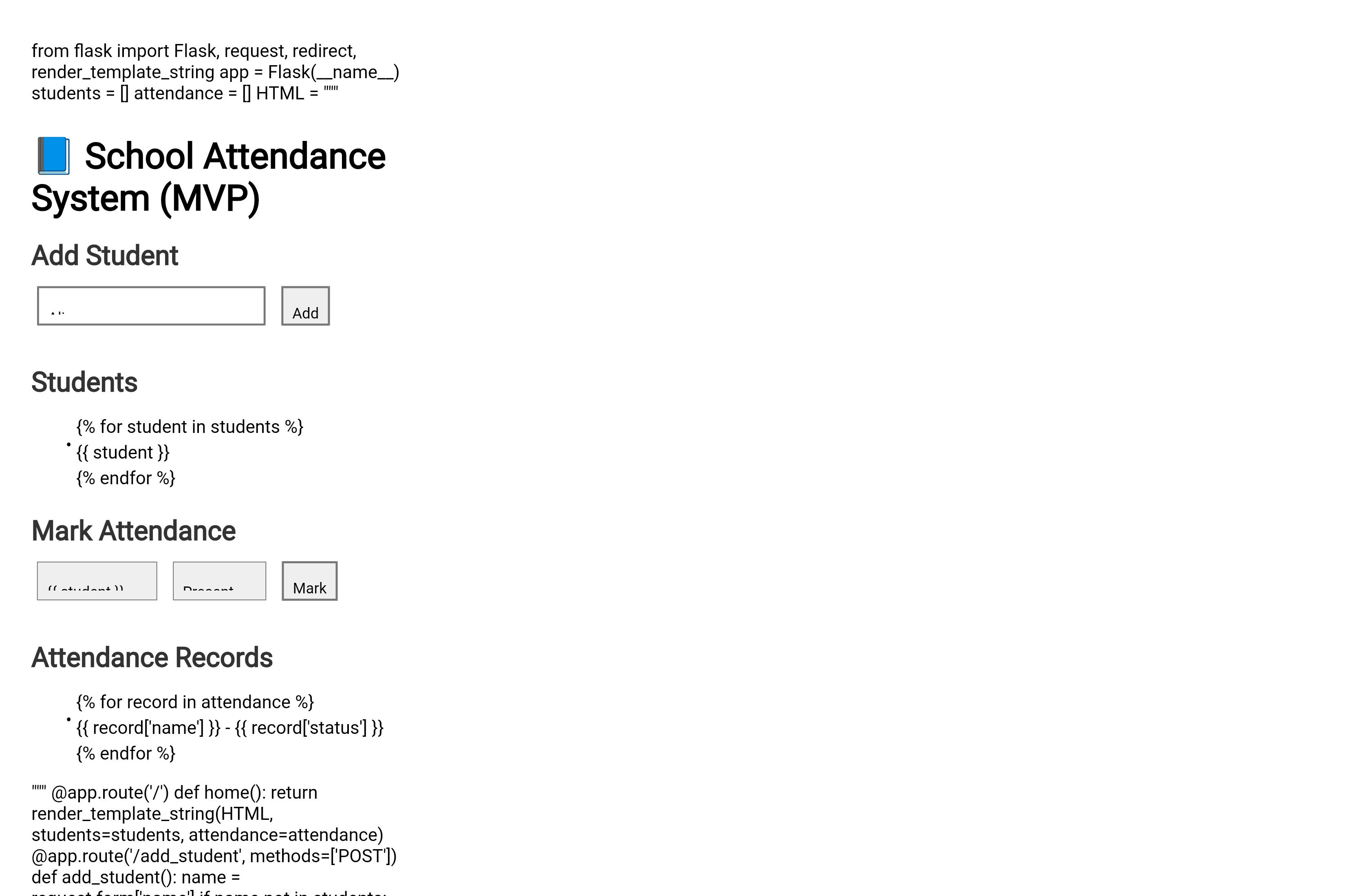 School attendance